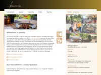 janssen-restaurant.de Webseite Vorschau