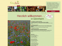 goennheim.de Webseite Vorschau