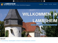 lambsheim.de Webseite Vorschau