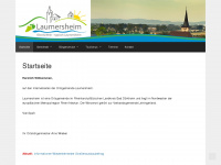 laumersheim.de Webseite Vorschau