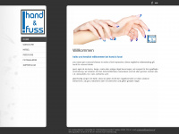 hand-fuss.at Webseite Vorschau