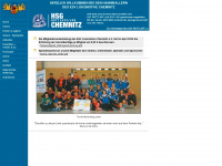 handball-chemnitz.de Webseite Vorschau