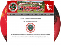 handball-fortuna-wellsee.de Webseite Vorschau