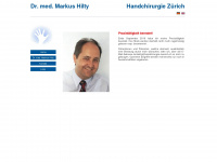 handchirurgie-zuerich.ch Webseite Vorschau