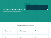 handflaechentherapie.de Webseite Vorschau