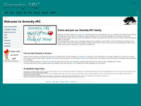serenity-irc.net Webseite Vorschau