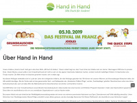 handinhand-aachen.de Webseite Vorschau