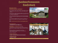 handwerksmuseum-laufenbach.at Webseite Vorschau