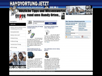 handyortung-jetzt.de Webseite Vorschau