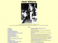 hank-williams.de Webseite Vorschau