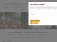 hans-boessner-hilfswerk.de Webseite Vorschau