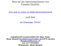 hans-daniels.de Webseite Vorschau