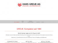 hans-greub.ch Webseite Vorschau