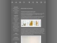 hansbunge.de Webseite Vorschau
