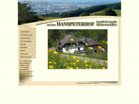 hanspeterhof.de Webseite Vorschau