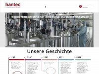hantec.ch Webseite Vorschau