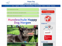 happy-dogs.ch Webseite Vorschau