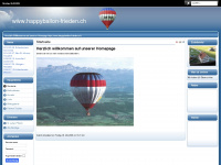 happyballon-frieden.ch Webseite Vorschau
