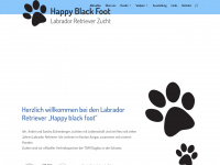 happyblackfoot.ch Webseite Vorschau