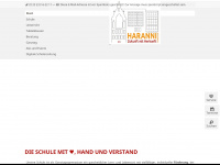 haranni-gymnasium.de Webseite Vorschau