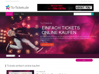 to-tickets.de Webseite Vorschau