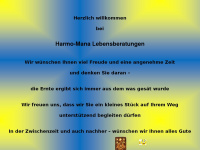harmo-mana.ch Webseite Vorschau
