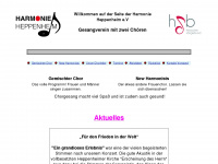 harmonie-heppenheim.de Webseite Vorschau