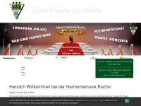 harmoniemusikbuchs.ch Webseite Vorschau