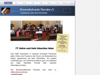 harmonikafreunde-marzahn.de Webseite Vorschau