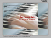 harmonium-werkstatt.de Webseite Vorschau