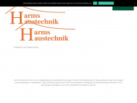 harms-haustechnik.de Webseite Vorschau