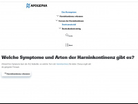 harninkontinenz-info.de Webseite Vorschau