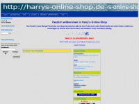 harrys-online-shop.de Webseite Vorschau