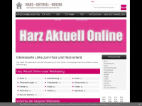 harz-aktuell-online.de Webseite Vorschau