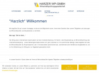 harzer-wp.de Webseite Vorschau