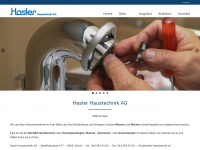 hasler-haustechnik.ch Webseite Vorschau