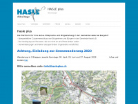 hasleplus.ch Webseite Vorschau