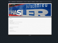 haslerhufschmied.ch Webseite Vorschau