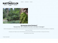 hattholz.ch Webseite Vorschau