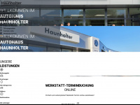 haunholter.at Webseite Vorschau