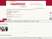 haunold.at Webseite Vorschau