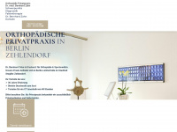 praxis-orthopaedie-berlin.de Webseite Vorschau