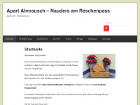 haus-almrausch.at Webseite Vorschau