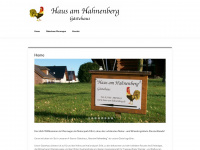 haus-am-hahnenberg.de Webseite Vorschau