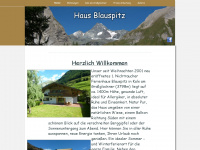 haus-blauspitz.de Webseite Vorschau