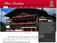 haus-christian.at Webseite Vorschau