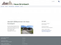 haus-gruenbach.de Webseite Vorschau