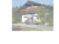 haus-mayer.de Webseite Vorschau
