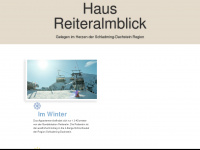 haus-reiteralmblick.at Webseite Vorschau