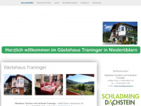haus-traninger.at Webseite Vorschau